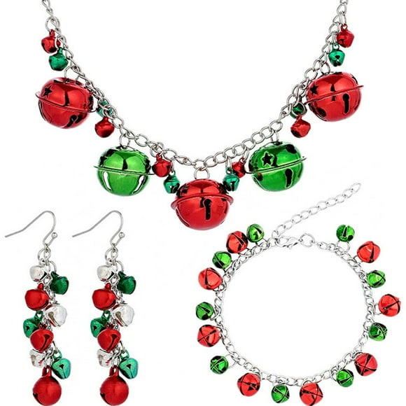 Shisuyan 1 Set Holiday Jewelry Sets Bell Shape Alloy Costume Accessory for Women