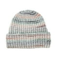 thumbnail image 1 of CSChome Cold Weather Hat Unisex Winter Hat - Striped Color Matching High Elastic Knitted Soft, 1 of 7