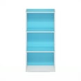 thumbnail image 5 of Furinno Luder 3-Tier Open Shelf Bookcase, Light Blue/White, 5 of 5