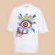 thumbnail image 1 of Frog Drift HOUSE OF ERRORS Streetwear, Hip Hop, ropa Vintage con estampado gráfico, Camiseta holgada de gran tamaño, camisetas para hombresBlanco, 1 of 4