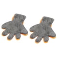 thumbnail image 3 of Guantes de lavado de coche Unique Bargains de Microfibra Naranja Gris, 3 of 7