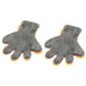 thumbnail image 3 of Guantes de lavado de coche Unique Bargains de Microfibra Naranja Gris, 3 of 7