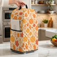 thumbnail image 5 of FOR U DESIGNS Pumpkin Maple Leaves Print Blender Dust Cover Thanksgiving Decor Quilted, Washable, Stain Resistant, Dustproof, Suitable Kitchen Storage & Decoration, 5 of 7