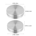 thumbnail image 6 of 2 Pcs Turntable Base Cake Decorating Stand Swivel Bearings Workbench Baking Pans Glass Rotating Decoration Tools Metal, 6 of 6