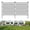 Horizontal-10 Panels-32 in(H), variant on Decorative Garden Fence, No Dig Decorative Fence for Outdoor,Yard, Patio,32 in(H) Animal Barrier Rustproof Metal Wire Panel,Temporary Dog Fence