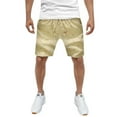 thumbnail image 4 of Cargo Shorts for Men Summer Street Style Straight Leg Solid Color Shorts Casual Beach Sports Thin Shorts with Pocket Men Sweatpants Khaki XL, 4 of 4