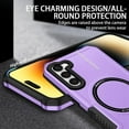 thumbnail image 4 of Phantom Eye Magnetic Case, Full Wrap Case, Shockproof and Wear-Resistant, Simple Design for Samsung Galaxy S23 S22 S21 S20 Ultra Plus FE Note20 Phone Case (Purple,S21 Ultra), 4 of 8