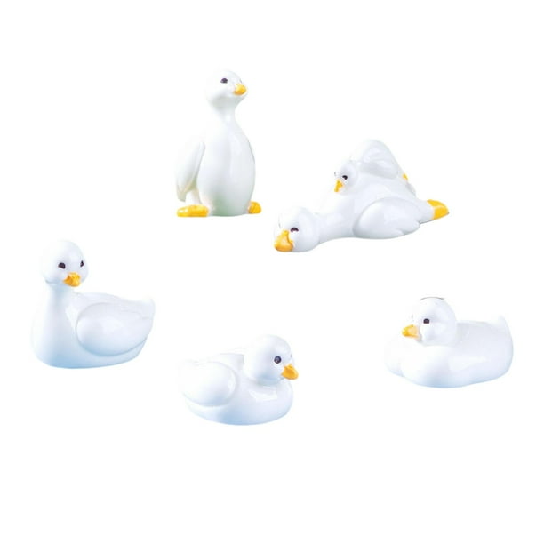 5 figuras 3D para decorar monitores de ordenador, adornos de animales en miniatura, pequeños B