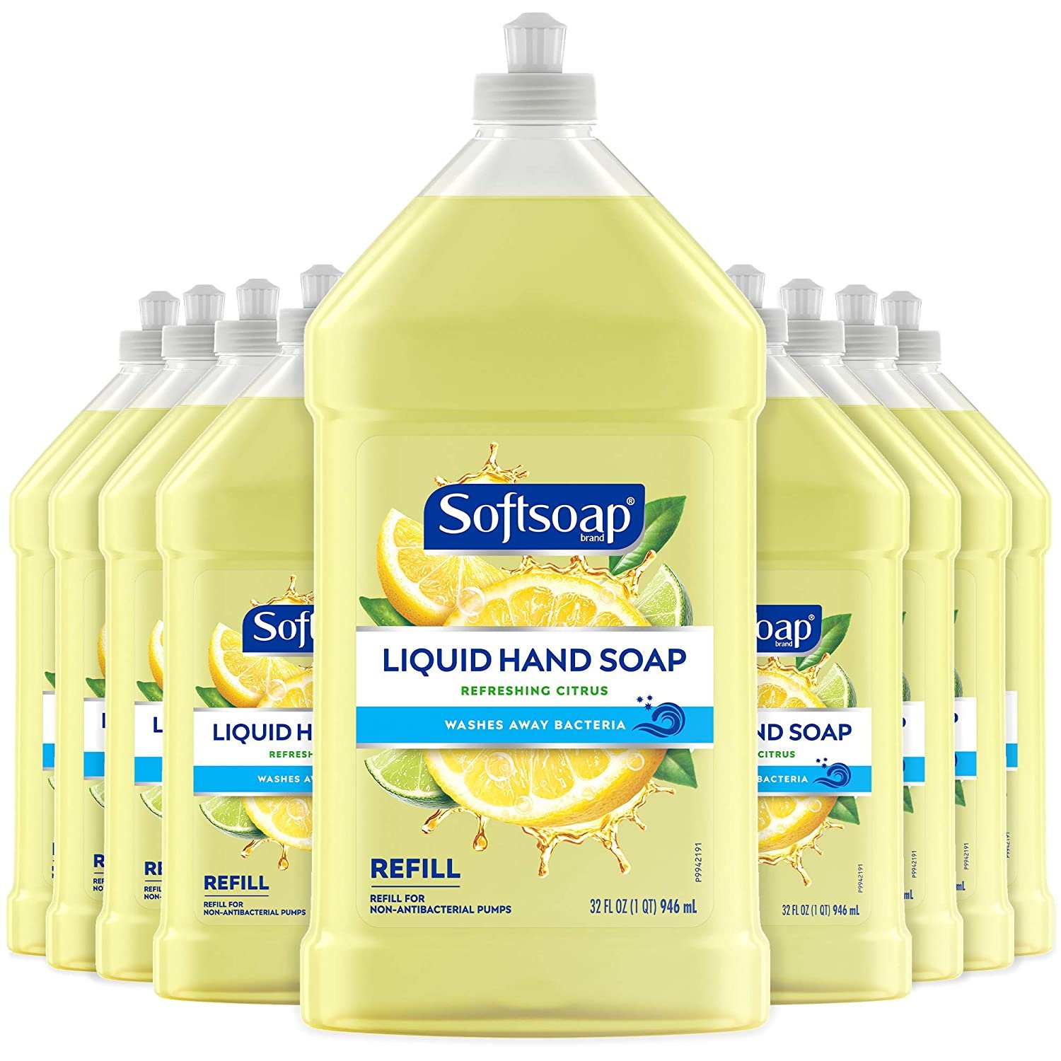 Softsoap Bulk Liquid Hand Soap Refill, Refreshing Citrus - 32 fluid ounces Pack of 9