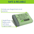 thumbnail image 4 of Wasabi Power Battery for Canon NB-13L (2-Pack), 4 of 5
