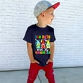 thumbnail image 6 of Coerni 100 Days Of School Letter Graphic Shirt for Toddler Boys Girls, Kids Happy 100th Day School Soft Cotton Tee Tops, 6 of 8