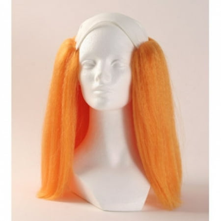 Bald Straight Clown Wig Orange Walmart Com