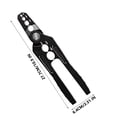 thumbnail image 3 of Qaailabf Copper Pipe Repair Pliers, 6-Hole Bending Tool for Pipe Rounding, Alloy & Iron Construction, Manual Lever Arm, Fits Diameters 1/4" to 7/8", Durable & Easy to Use, 3 of 10