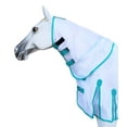 thumbnail image 3 of 84" Horse Light Summer Spring Airflow Scrim Sheet FlySheet Mesh Neck White 73140, 3 of 5