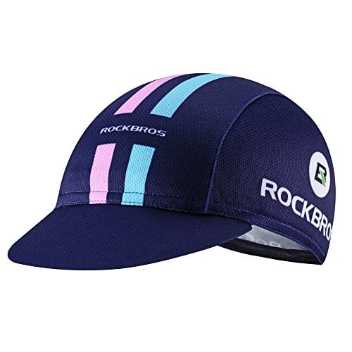 ROCKBROS Mens Cycling Cap Breathable Sun Proof Helmet Liner Hat Blue Purple