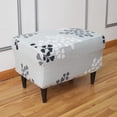 thumbnail image 2 of sasyxdc Stretch Ottoman Cover Rectangular Storage Ottoman Slipcover Footrest Stool Covers Ottoman Slipcovers for Foot Stool with Nonslip Elastic Bottom iuy, 2 of 7