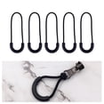 thumbnail image 1 of FOLOYORI 30Ud Zipper Pull Cord Negro Duradero Con Agarre Texturizado Para Chaquetas Y Mochilas Deportivas, 1 of 8