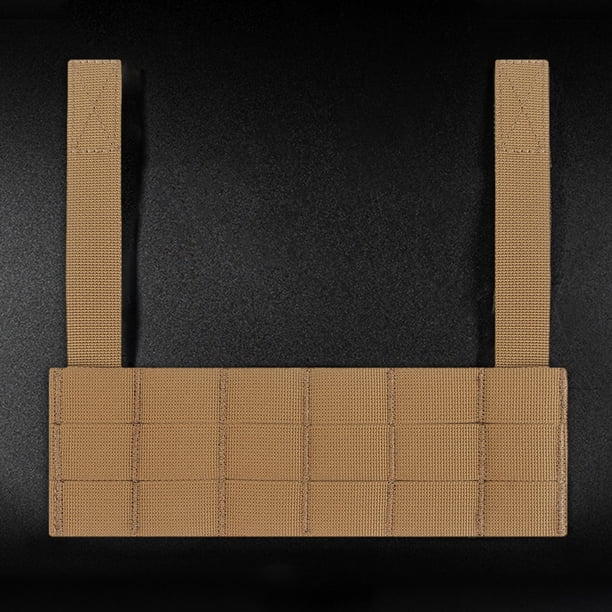 Plataforma de pecho Placa de expansión MOLLE Chaleco de pecho táctico Expansión de plataforma de pecho