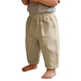 thumbnail image 5 of SONXAHE Solid‑Tone Casual Pants for Toddler Boy Harem‑Cut Casual Pants Indoor Play Bottoms, 5 of 5