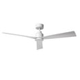 thumbnail image 2 of WAC Clean 52" Matte White Smart Ceiling Fan with Remote Control, 2 of 10