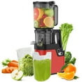 thumbnail image 1 of Máquina Exprimidora de Prensado en Frío, Exprimidor de Masticación Lenta de 250W con Conducto de Alimentación de 4.2" de Ancho, para Frutas y Verduras Enteras, Alto Rendimiento de Jugo, Motor Silenci, 1 of 6