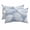 Blue, Slate, White, variant on Chaise Lounge Headrest Pillow 1 Pack, Turquoise Palm Leaf Waterproof Chair Pillows with Insert & Adjustable Elastic Strap for Beach Pool Recliner, Summer Coastal Botanical Tropical Outdoor Pillow