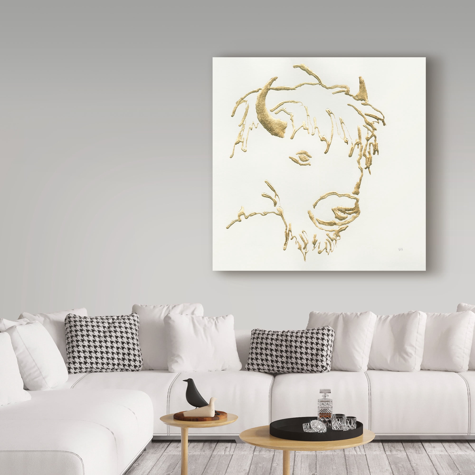 Trademark Fine Art 'Gilded Buffalo' Canvas Art by Chris Paschke