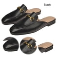 thumbnail image 1 of Slip On Slides Mulas Zapatos Planas para Mujer La Cadena Metal (38), 1 of 8