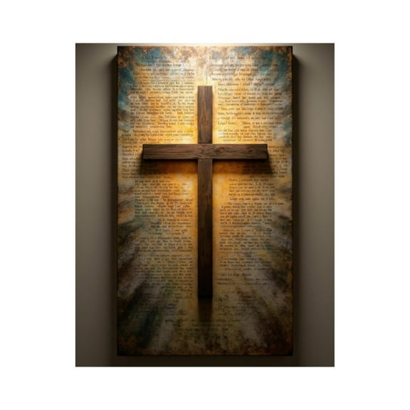 Paint by Numbers Kit for Adults, Wooden Cross Textured Canvas Paint by Numbers, Easy Paint by Numbers Kit for Adults Beginner, DIY Adult Paint by Number Kits on Canvas, Home Decor