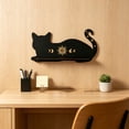 thumbnail image 7 of Naittoop Gothic Cat Shaped Floating Shelf Wooden Wall Mounted Storage Rack for Crystals and Collectibles Decorative Display Shelf for Bedroom Living Room Witchy Home Decor A, 7 of 7