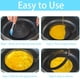 thumbnail image 3 of Molde para cocinar huevos con mango de silicona antiescaldaduras, herramienta de cocina multifunción para deliciosas creaciones de desayuno, anillos para huevos reutilizables de acero inoxidable, 3 of 5