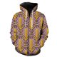 thumbnail image 1 of Sudadera con capucha y cremallera para hombre, con estampado geométrico abstracto en 3D, de gran tamaño, informal, de manga larga, estilo Harajuku, para primavera, 1 of 6