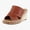 Baked Clay, variant on Lucky Brand Cailey Women's Sandals Natural Platino Size 6.5 M