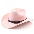 thumbnail image 1 of Western Frontier Cowboy Hat Curved Brim for Outdoor Adventure Travel Riding and Country Style Craftsmanship, 1 of 3