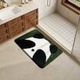 thumbnail image 6 of AuroraX Bathroom Rugs,Non Slip Absorbent Cute Washable Black Bathroom Rug for Tub Bathroom Home Decor Mid-Century, 6 of 6