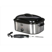 Elite Platinum ERO210BK 18 Qt Roaster Oven Stainless Steel with Buffet