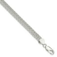 thumbnail image 1 of 925 Argent Sterling 6mm Maille Bracelet de Chaîne, 1 of 6
