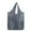 Grey, variant on MOPOOR Grocery Bags Heavy Duty Reusable Foldable Groceries Tote Bag Portable and Folding Shopping Bag, Fold Flat – Large Tote Bags are Foldable with Long Handles & Hard Bottom