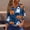 45# Blue, variant on 2026 V Neck Halloween Shirts for Women Button Down Blouse Short Sleeve Funny Printe Easy Clothes