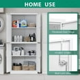 thumbnail image 3 of MIIIKO Metal Storage Cabinet, 2 Adjustable Shelves Lockable Door, Steel Locker for Office, Home, Pantry, Garage Utility Cabinet, 3 of 7