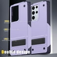thumbnail image 5 of Samsung Galaxy S21 Ultra 5G Case Military Shockproof Kickstand Cell Phone Cover Protective with Upgrade Hard PC & Premium Soft TPU Kickstand for Galaxy S21 Ultra 6.8 inch Purple, 5 of 14