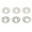Silver, variant on Pungan keyhole tool Round Mirror Keyhole Shelf Brackets - 15pcs Metal Hangers,0.98"X0.79"X0.04"