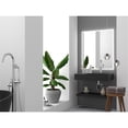 thumbnail image 3 of Castello USA Juniper Stone Solid Surface Wall-mounted Vessel Sink Black 30" Right Basin, 3 of 7