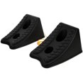 thumbnail image 1 of Generic Car Wheel Chocks Easy to Store Handle Rope 2pcs Rubber, 1 of 6