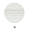 thumbnail image 4 of VUNATE 5'x5' Round Rugs for Living Room Washable Rugs Boho Moroccan Area Rug Soft Neutral Geometric Bohemian Carpet Distressed Indoor Rug for Bedroom Dining Room Office Foldable Nonslip Rug Gray, 4 of 7