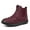 #2-1936-Red, variant on FAMITION Womens Winter Snow Boots Warm Faux fur Lined Ankle Boot Waterproof Slip On Short Booties Comfortable Outdoor Walking Boots Black Size 5
