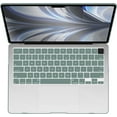 thumbnail image 3 of IBENZER Compatible with New 2024 2023 M2 MacBook Air 15 inch case A2941, Hard Shell Case with Keyboard Cover for Mac Air 15.3" M2 Chip with Retina Display & Touch ID, Midnight Green, W-AT15-MTGN+1, 3 of 9