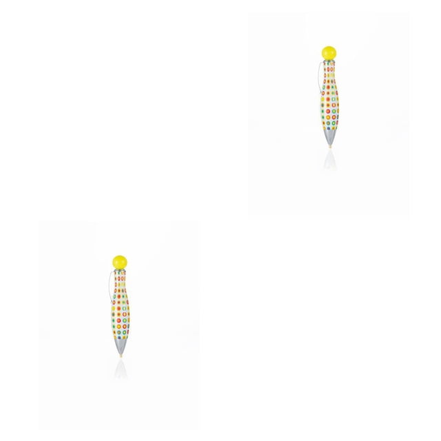 Bearachild Crystal Gem Pen Bowling Style Herramienta de perforación de diseño llamativo amarillo amarillo 2Conjunto