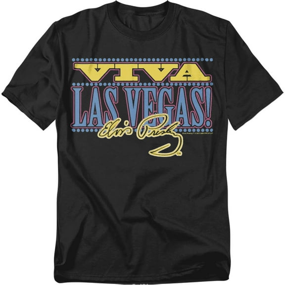 Elvis Presley T-Shirt Viva Las Vegas Unisex Graphic Tee For Men & Women