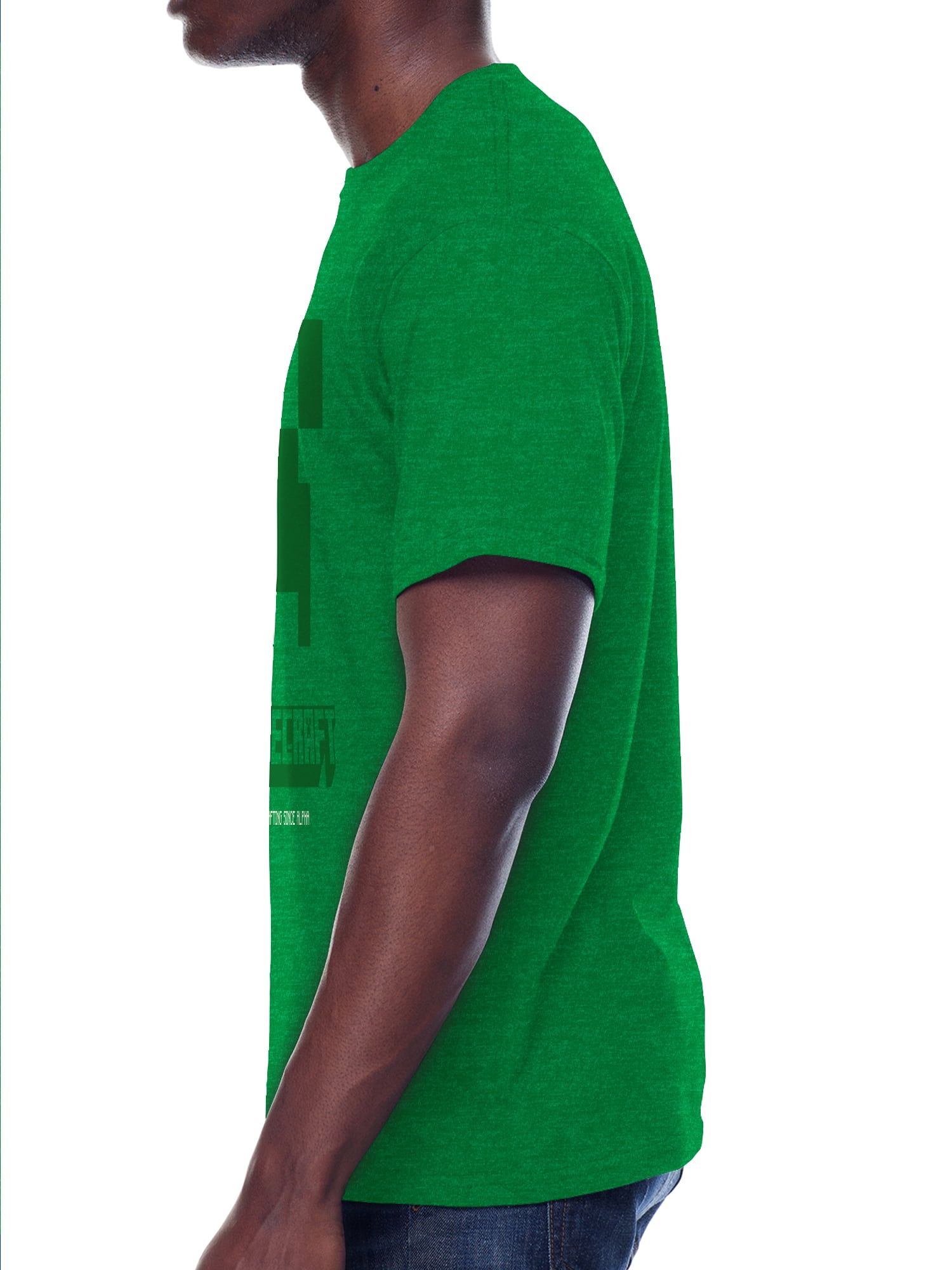 Minecraft, Men's & Big Men's Graphic Tee Shirt, Creeper Face, Sizes XS-3XL